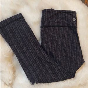 Cropped workout leggings. Athletic wear